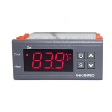 ITC1000 Dual Stage Digital Temperature Controller Thermostat  C/ F Heating Cooli