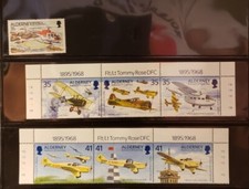 Aldereny Aircraft & Aviation Stamps Lot of 7 - MNH  - See Details for List
