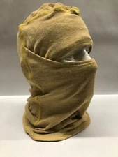 USMC FROG Balaclava Protective Face Shield Fire Resistant Tan OSFM Medium Weight