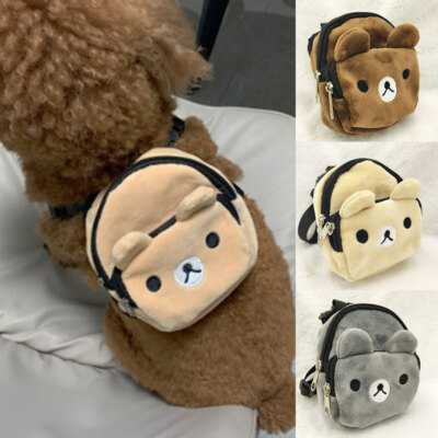 Cute Durable Bag Pet Carrier School Backpack Self Puppy Dog Cat Walking Travel