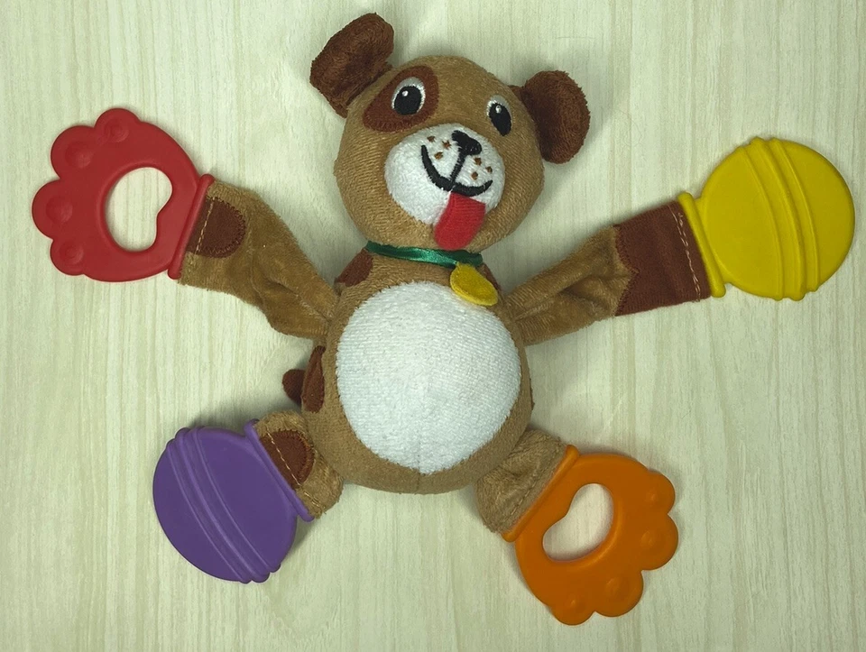 Juguete de peluche para perro Baby Einstein Tug N Teethe mordedor de cachorro Foto 3 de 4