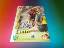 Rudi Völler Bayer 04 Leverkusen signed autograph on autograph card