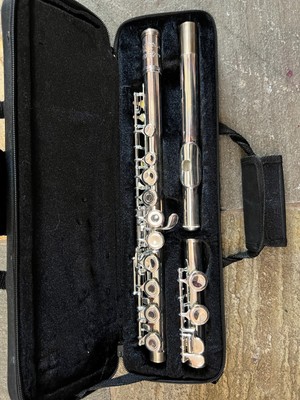 Open hole flute with hard case