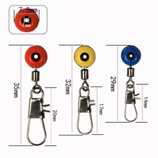 100 Fishing Float Bobber Stops Space Beans Swivel Connectors Wobbler Sea Fishing