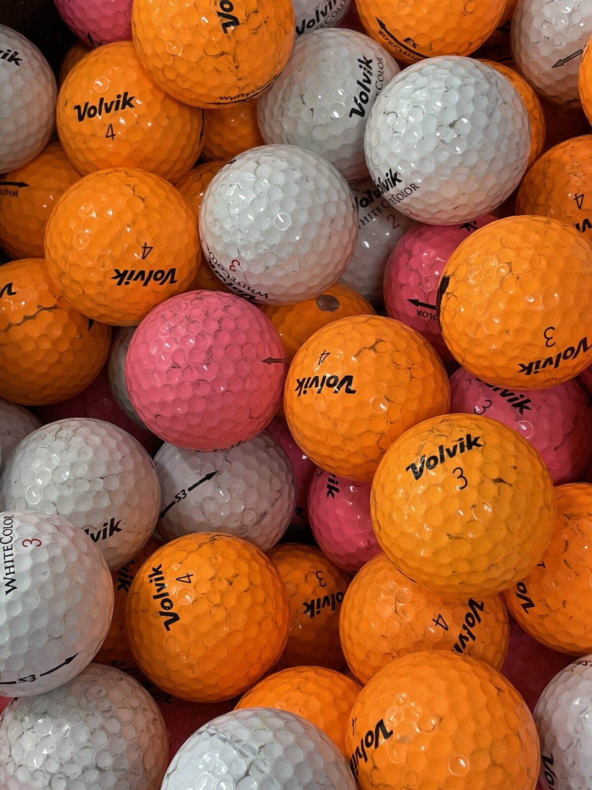 Volvik S3 Tour Performance Urethane Golf Balls Factory Direct Used