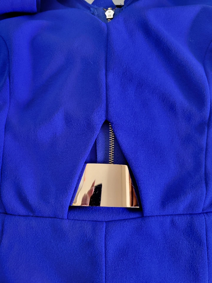 A'GACI 皇家蓝色 Sleveless 夏季性感连身裤 M 码 — 第 3/4 张图片