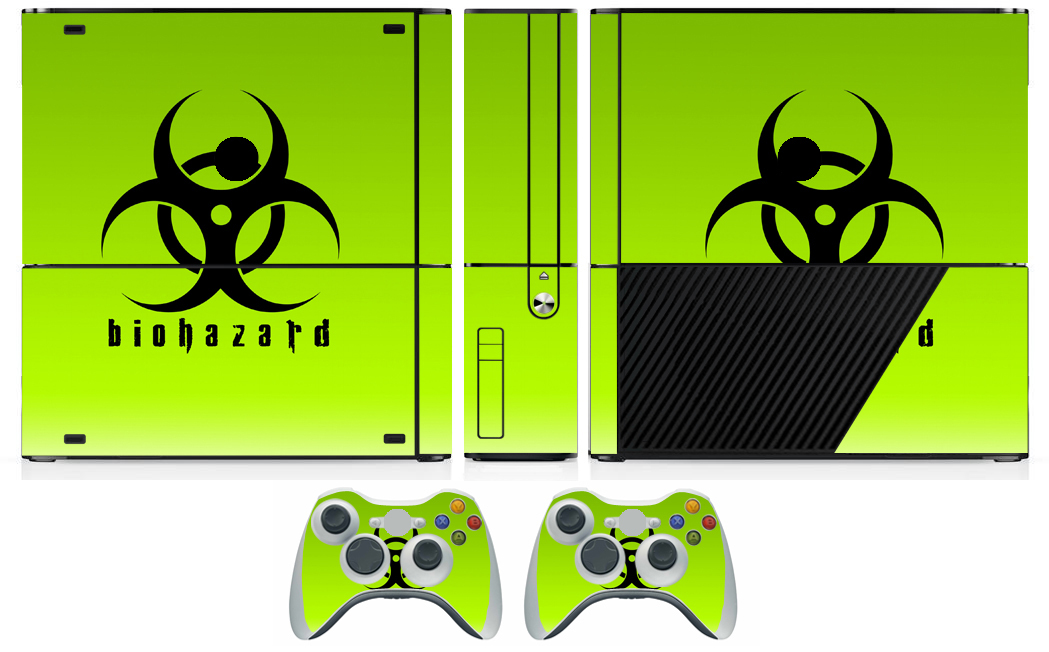 Biohazard 253 Vinyl Decal Skin Sticker For Xbox360 Slim E And 2 - Foto 7