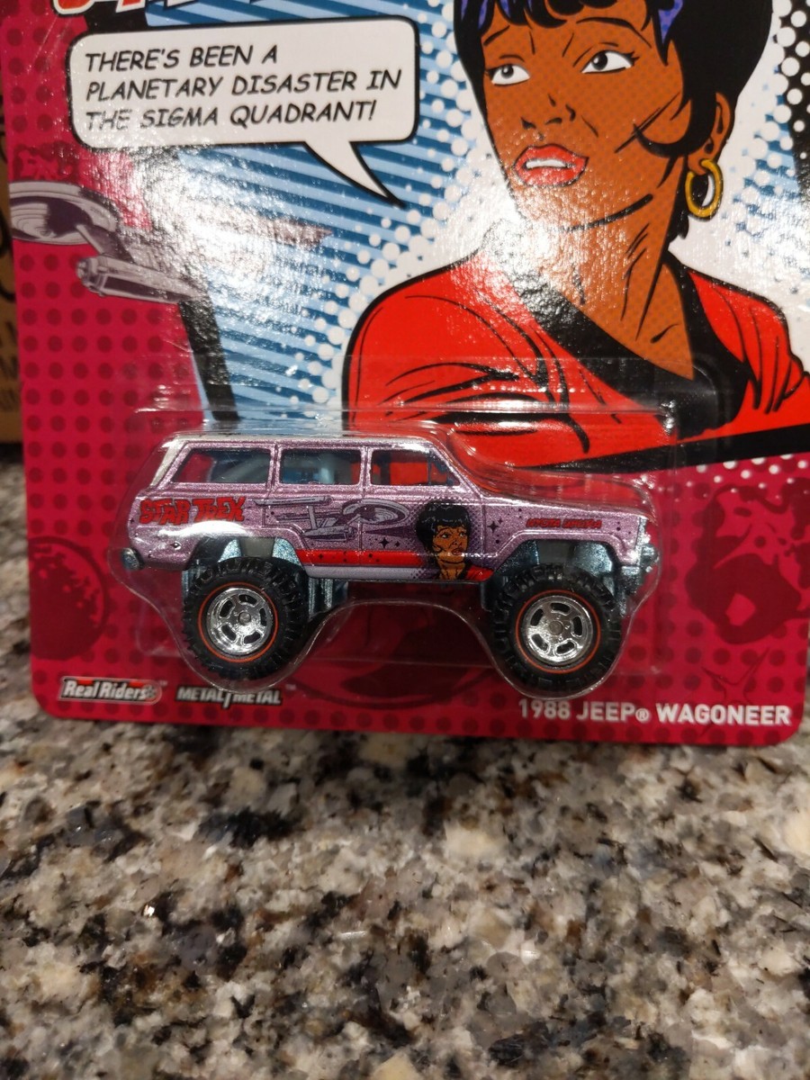 ホットウィール '88 ジープ ワゴニア スタートレック HOT WHEELS POP CULTURE • '88 JEEP WAGONEER •STAR TREK ~LT. UHURA