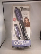 ConAir 2-in-1 HAIR STYLER HOT AIR BRUSH CREATE VOLUMINOUS CURLS & WAVES 100-220V