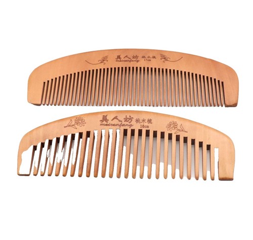 Wide Tooth Detangler Comb Cellulose Handmade for Thick Curly  display picture 1