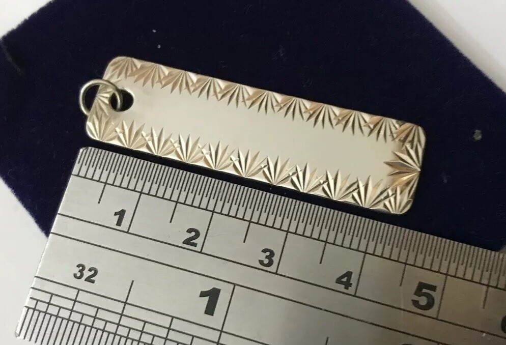 Hallmarked Solid Sterling Silver 925 Diamond Cut … - image 11