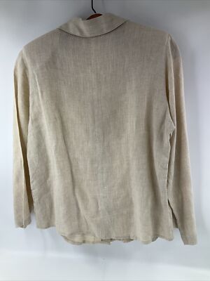 Puro Lino 100% Linen ITALY Top T-Shirt Neutral Lightweight