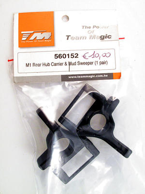 Team Magic M1 Rear Hub Carrier & Mud Sweeper (1 Paar) 560152 Modell