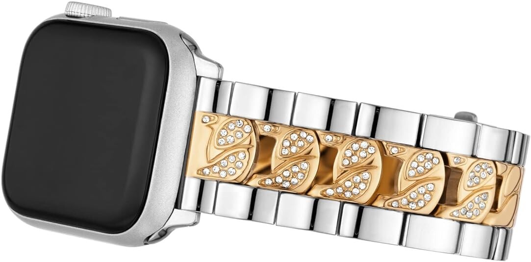 MICHAEL KORS MKS8019 Women\'s Two-Tone Stainless Steel Band for Apple 38mm/41mm Michael Kors | Accessories | Michael Kors Mks89 Womens  main image 3