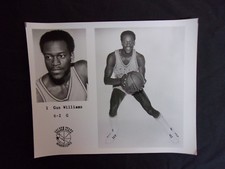 Vintage 1970's Gus Williams Golden State Warriors B/W 8 x 10 Press Photo 030