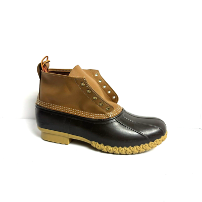 LL Bean Mens Rain Boot Leather Tan Size 13W | eBay display picture 1