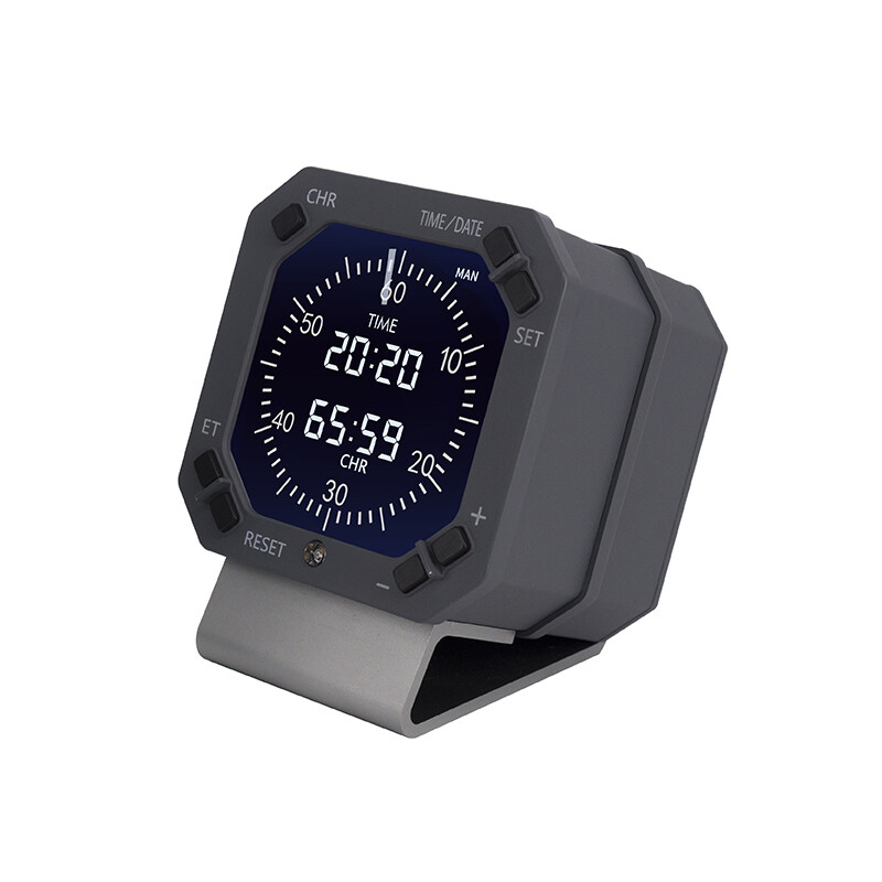 Horloge Quartz Aviation FMA – Style Cockpit Avion – Instrument De Vol Simulation