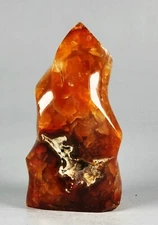 RARE Natural flame Red Carnelian agate Crystal Freeform from Madagascar