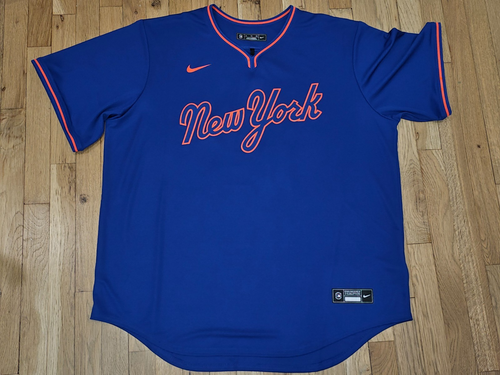 Francisco Lindor New York Mets Jersey Nike Road Replica Blue 2025 sz 2XL NWT MLB