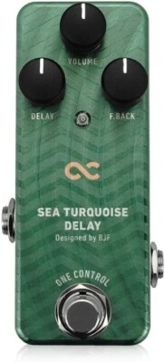 One Control SEA-TURQUOISE DELAY Gitarreneffektor Echo 10cm NEU