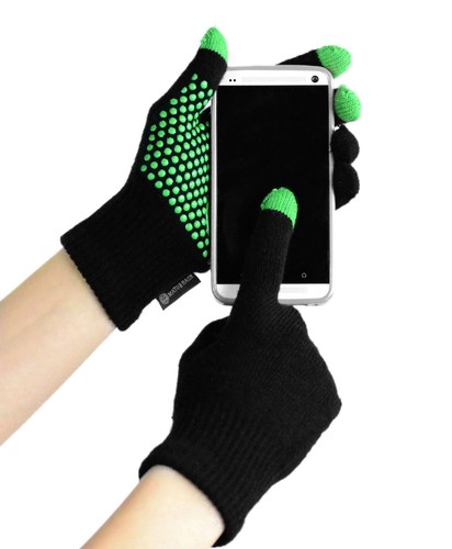 Guantes tecnológicos compatibles con pantalla táctil Mato & Hash con agarre palma - Imagen 9 de 21