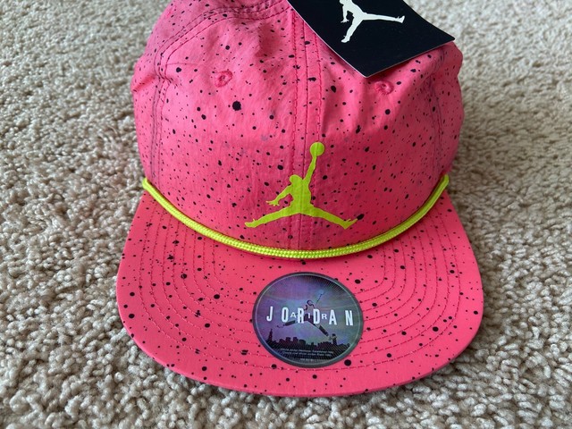 pink jordan hat