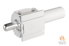 Shelf Support Kintai Spring Plug in Shelf Support White