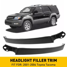 2pcs Headlight Molding Trim Lower Filler For 2003-2005 Toyota 4runner Leftright