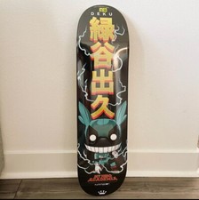 2022 SDCC Funko Pop Deku Skate Board Deck My Hero Academia Anime GameStop Sealed