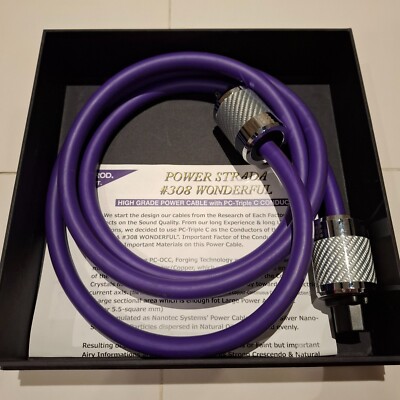 Nanotec-Systems AC Power Cord Power Strada 308 2M USED VG