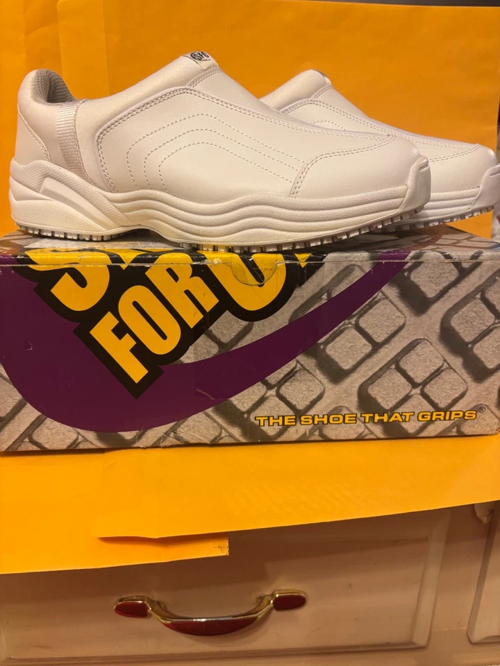 New Shoes For Crews 8 1/2 White 7050 Women's Mujeres Slip on Shoe  - Изображение 4 из 4