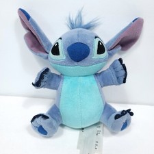 Disney Lilo and Stitch Sitting Plush Stuffed Animal Blue Dog Alien 6"