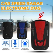 Car Anti-Police Speeding Laser Radar Detector Voice Alert 16 Band 360° GPS Camer