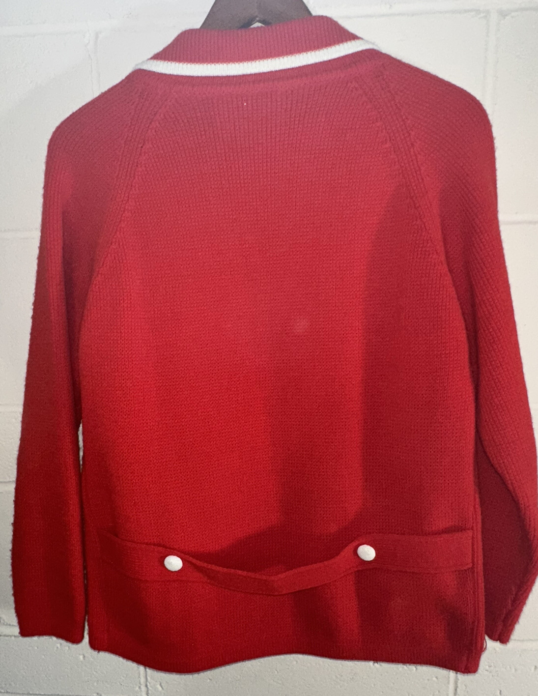 Fall Fashioned Import Red Button Sweater - image 4