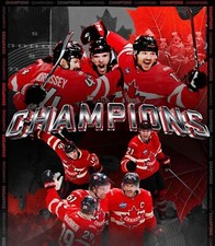 Team Canada Champions 4 Nations Cip NHL Hockey 3.5x5 photo