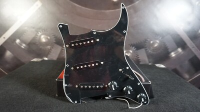 Black Loaded Stratocaster Pickguard