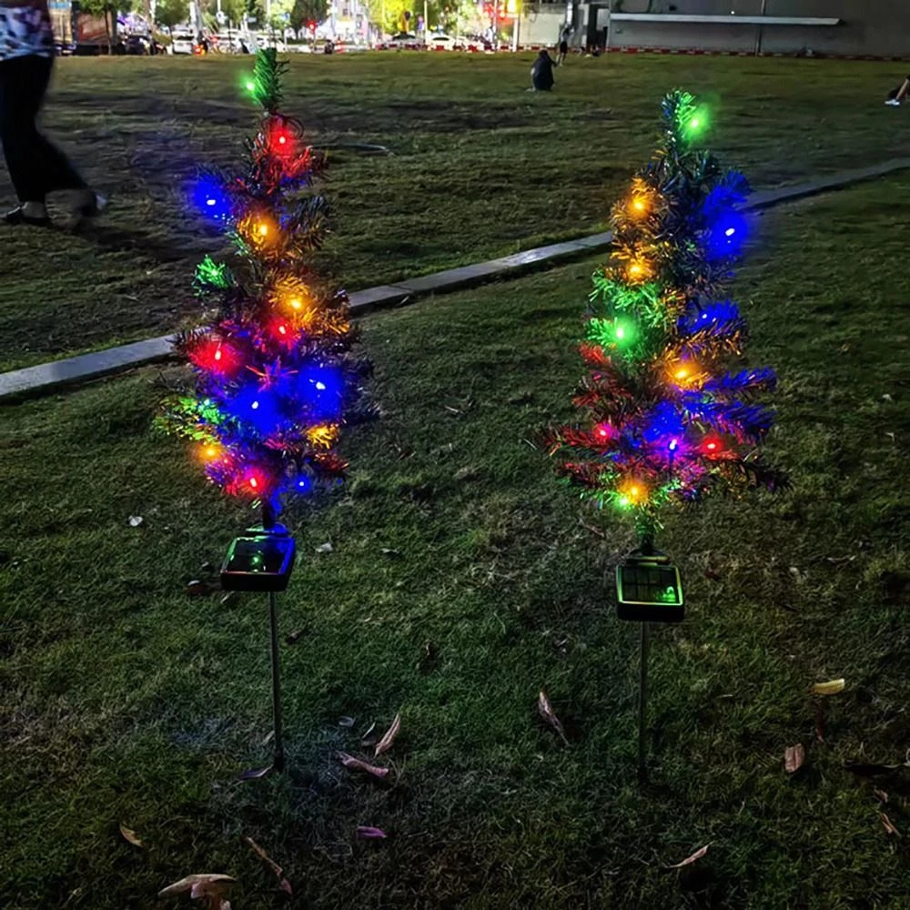 Festive Decorative Landscape Floor Light Christmas Tree LED Lamp Tree Lights