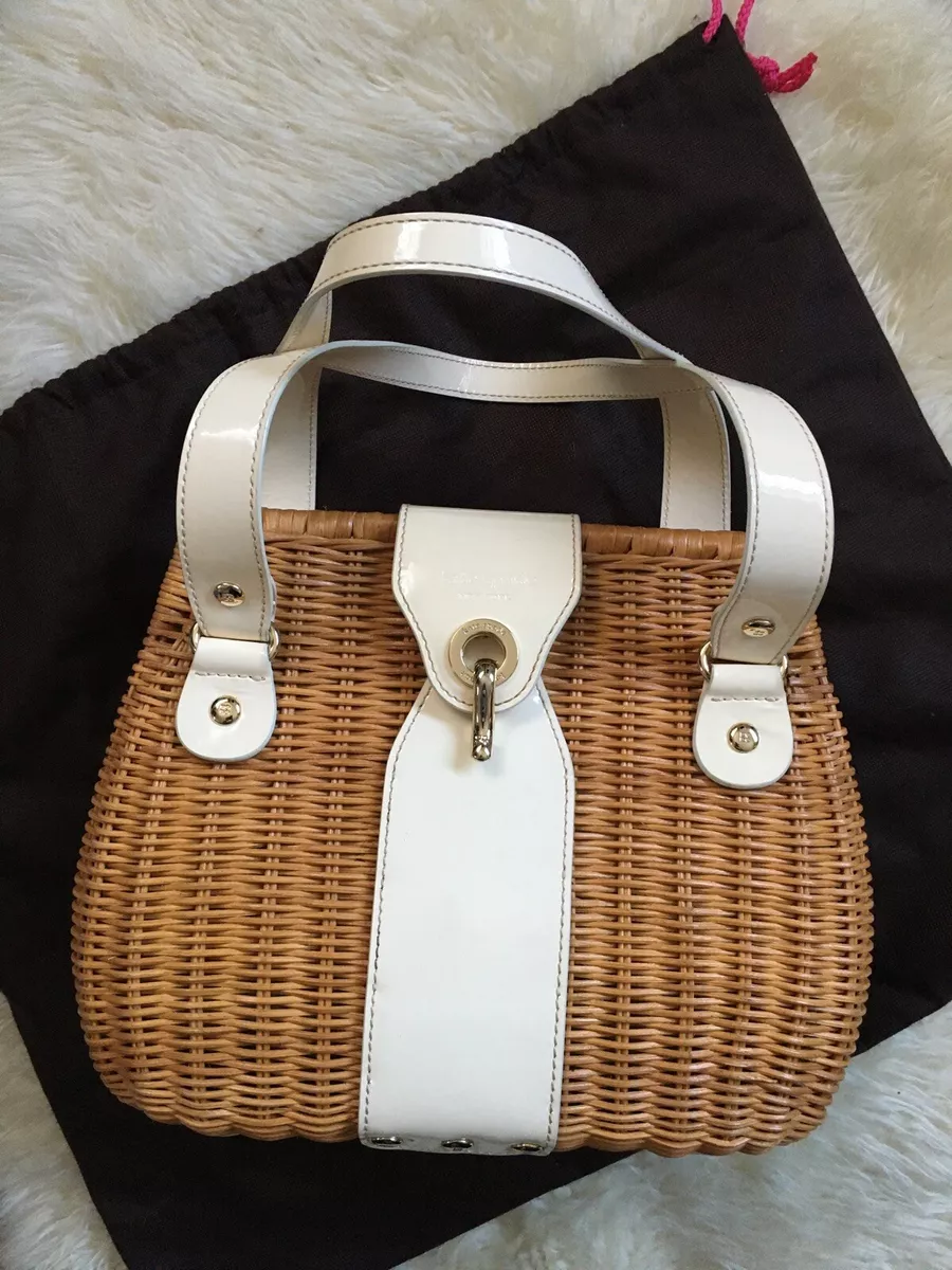 Kate spade hotsell wicker handbag