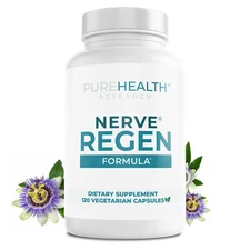 PureHealth Research Nerve Regen - R-Alpha-lipoic Acid, Relieve Nerve Pain