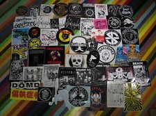 vtg 1980s 1990s Punk Hardcore band music sticker - Crust Post Thrash 