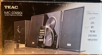 TEAC MC-DX90i Micro Hi-Fi System Subwoofer Speakers with Remote