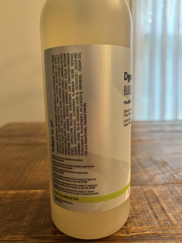 DevaCurl Buildup Buster Micellar Water Cleansing Serum 32 oz *FAST SHIPPING* - Image 2 of 3