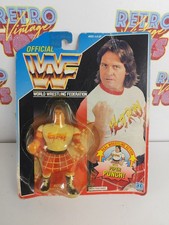 ROWDY RODDY PIPER WWF WRESTLING 1990 MOC BLUE CARD ENG GIG HASBRO WWE VINTAGE