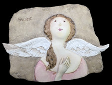 Vintage Demdaco Journey of Grace Angel Plaque...