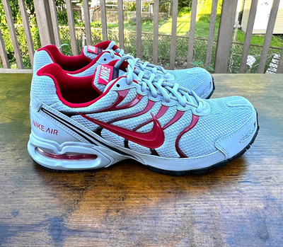 Nike Men's Air Max Torch 4 Gray Red Athletic Casual Shoes size 10 CI2202-002