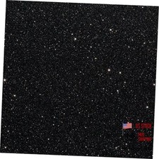 Three 3 10"x12" Sheets of Glitter Iron-on Heat Transfer Vinyl Sheets Black