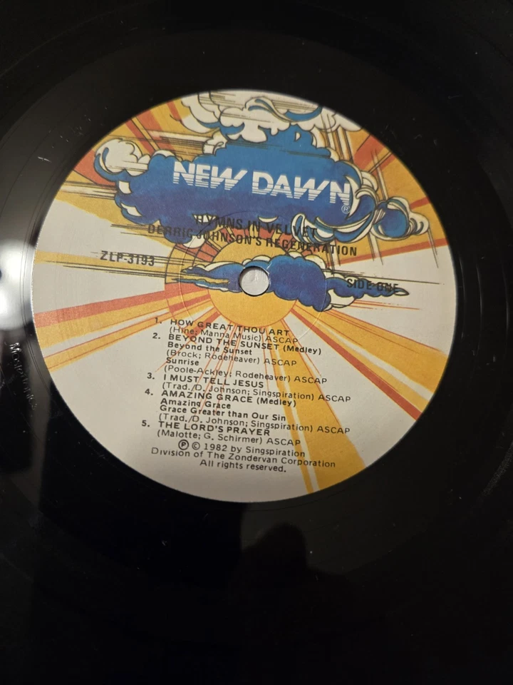 Derrick Johnson's And Orchestra Hymns In Velvet ZLP3193 Vinyl LP 1981 - Image 4 of 4