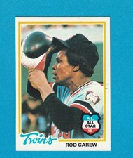 1978 TOPPS BASEBALL SET BREAK 580 ROD CAREW TWINS NM/MT