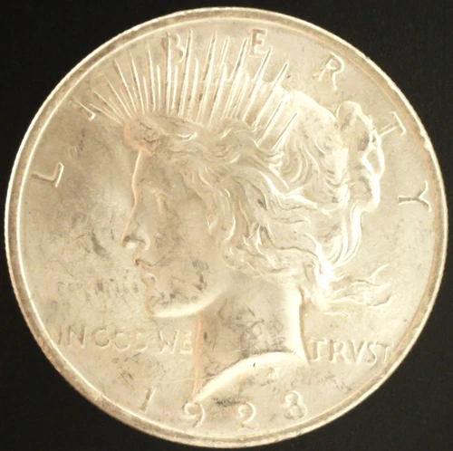 1923 Peace Dollar BU Silver $1 Coin