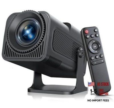 Native 1080P Mini Projector with WiFi and Bluetooth, 4K Support Portable